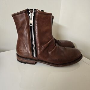John Fluevog zip side bootie